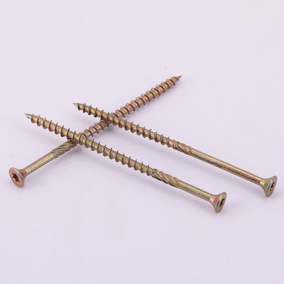 КАЧЕСТВО  Yellow Zinc Torx Drive Chipboard Screw Double Countersunk Head Chipboard Screw фабрика