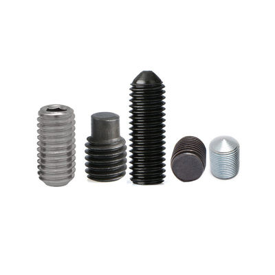 КАЧЕСТВО  Custom Flat Point Hollow Hexagon Set Screws SS304 Hex Socket Allen Nose Grub Screw Set фабрика
