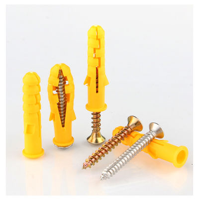 КАЧЕСТВО  Plastic Drywall Wall Anchors Nylon Wall Plug Anchor With Self Tapping Screws For Plasterboard фабрика